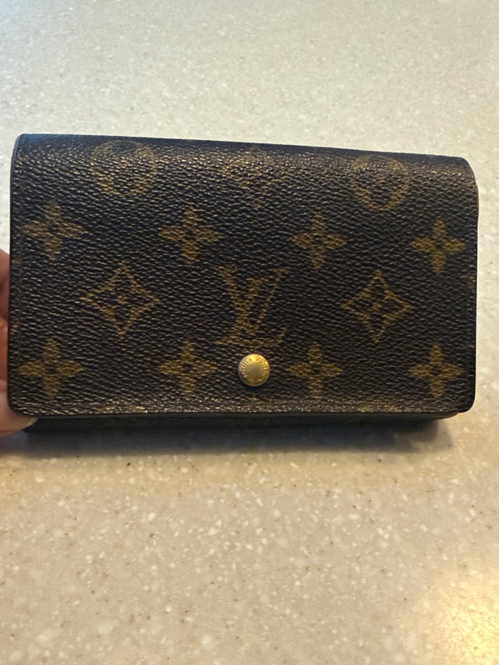 Louis Vuitton Monogram Tressor Wallet Authentic Vintage 1999 Date Code RA0919